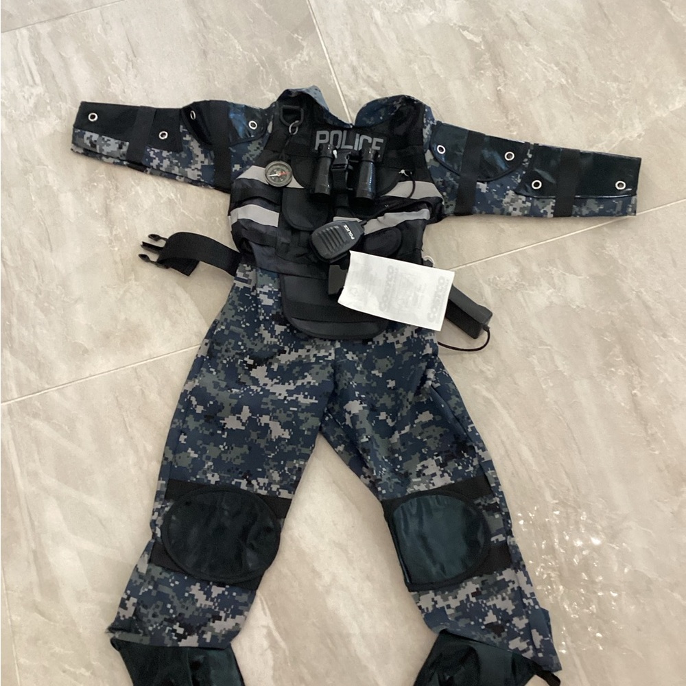 Camouflage Police Costume for Kids